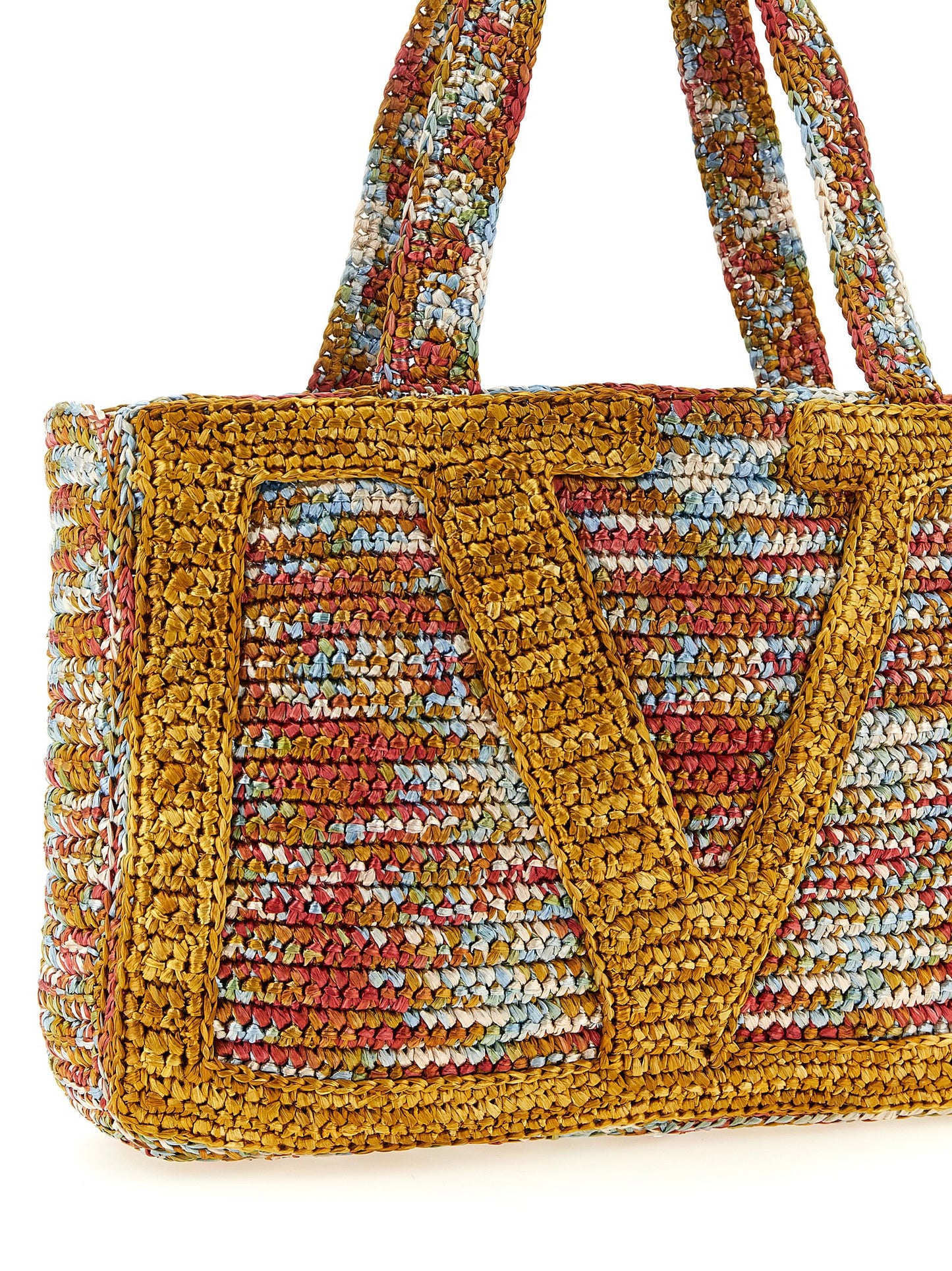 Valentino Garavani Multicolor Viscose Tote Bag