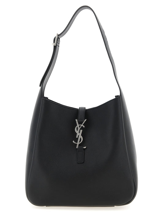 Saint Laurent Black Calfskin Shoulder Bag