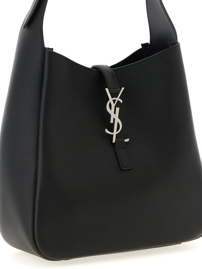 Saint Laurent Black Calfskin Shoulder Bag
