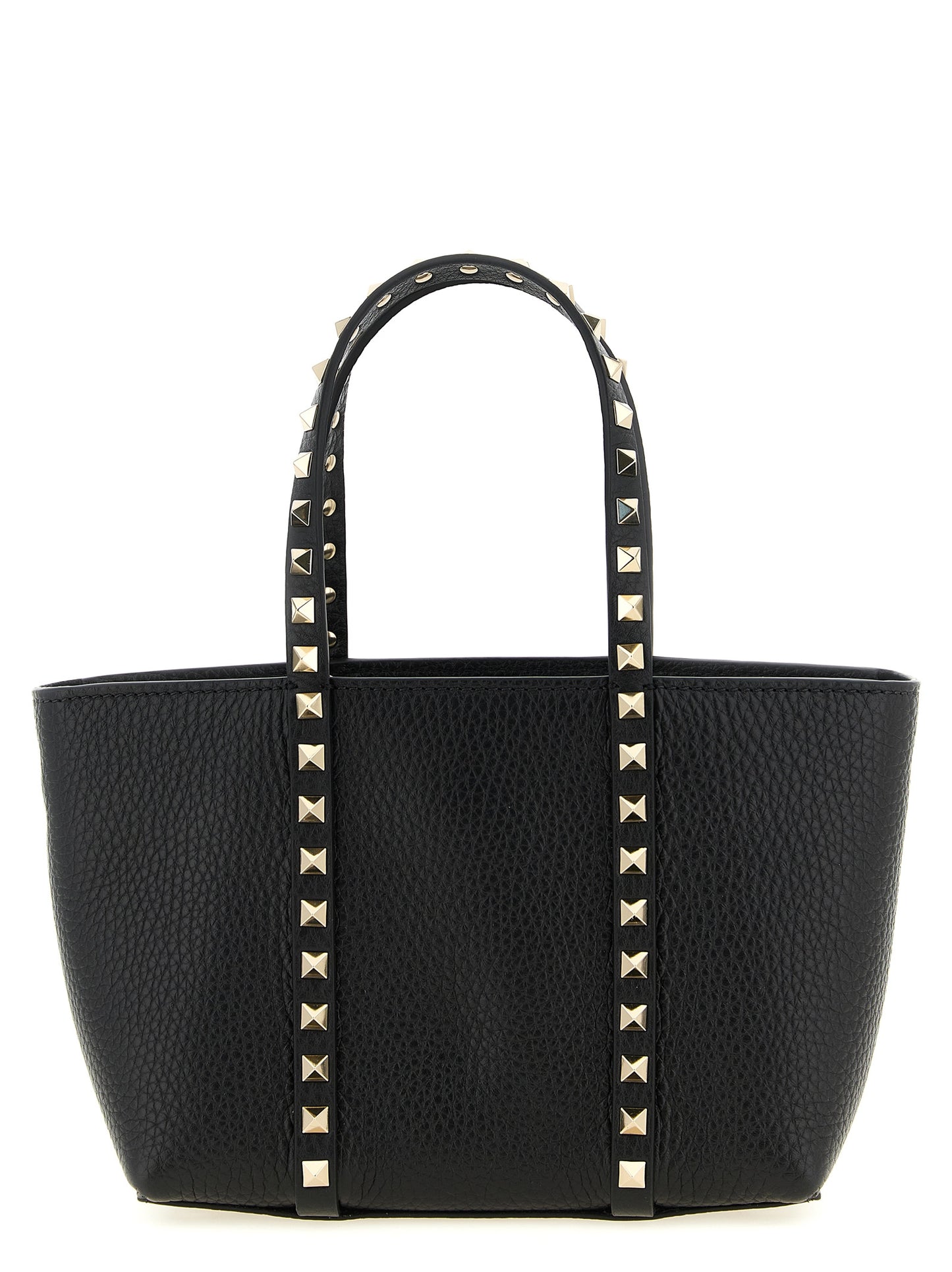 Valentino Garavani Black Calfskin Tote Bag
