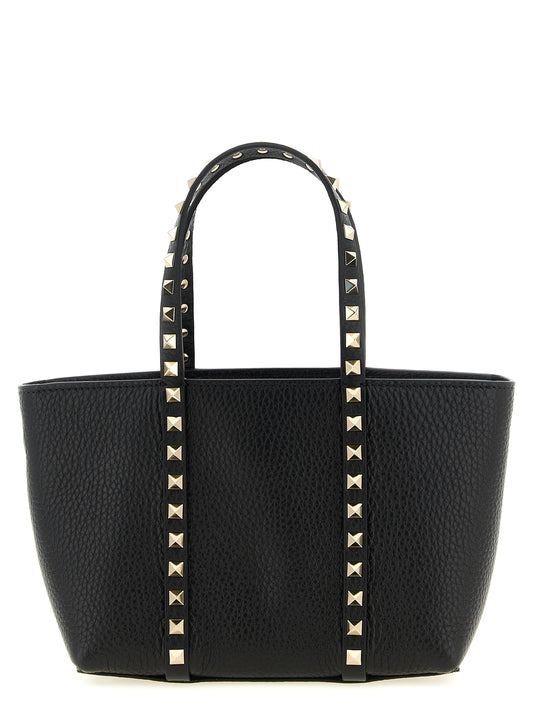 Valentino Garavani Black Calfskin Tote Bag