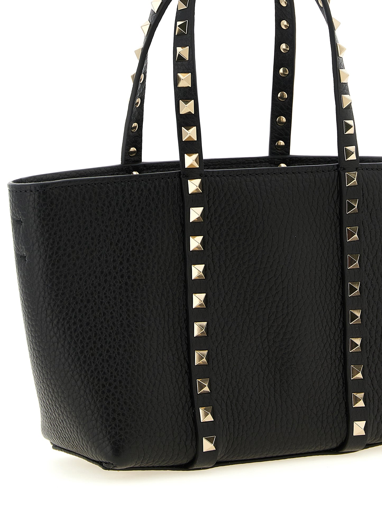 Valentino Garavani Black Calfskin Tote Bag