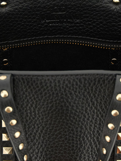Valentino Garavani Black Calfskin Tote Bag