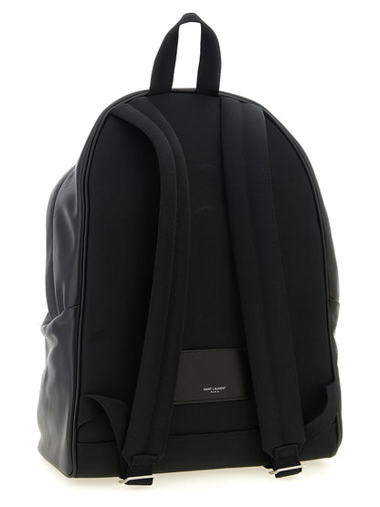 Saint Laurent Black Calfskin Backpack