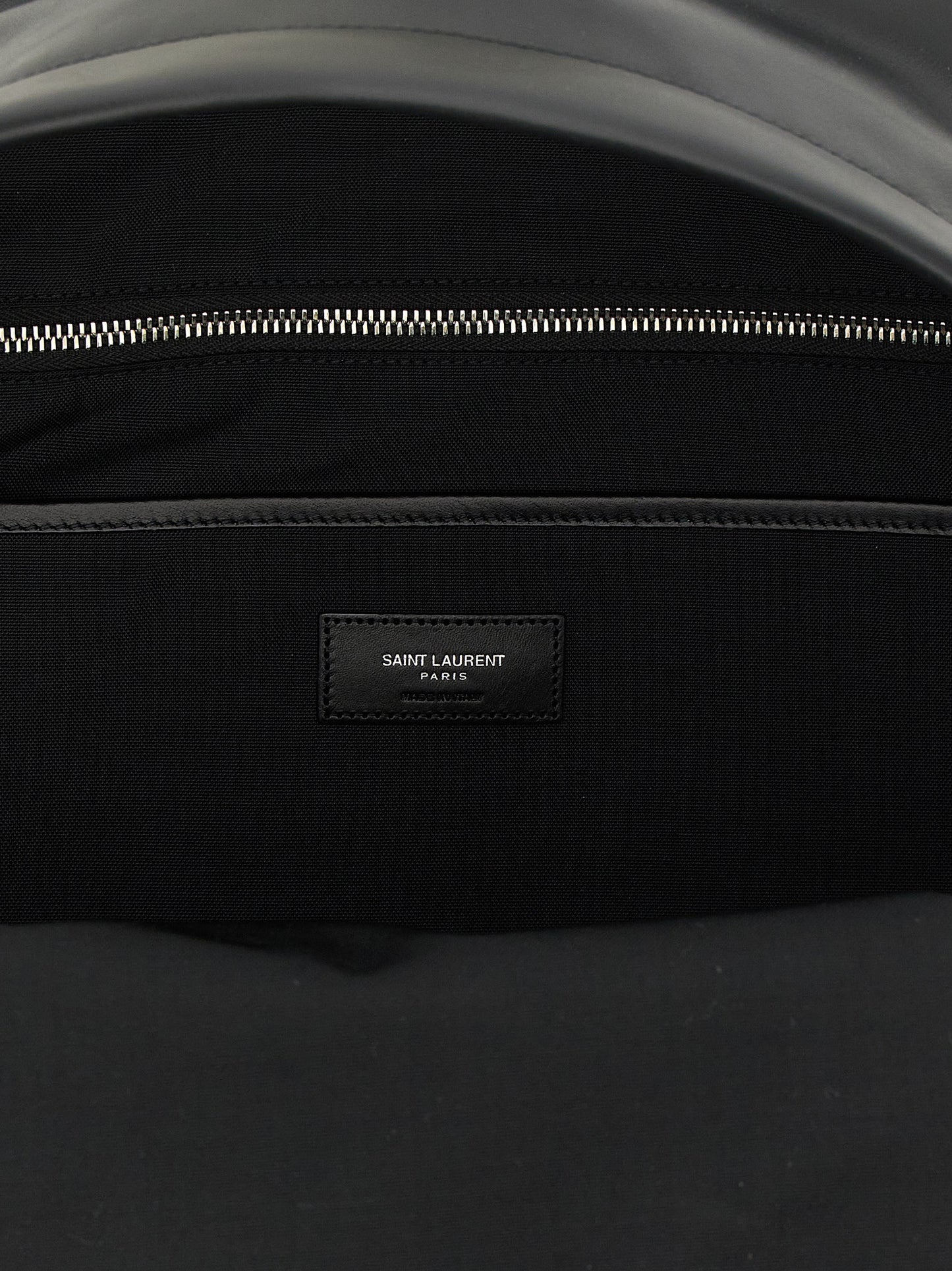 Saint Laurent Black Calfskin Backpack