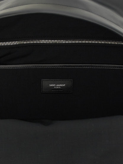 Saint Laurent Black Calfskin Backpack