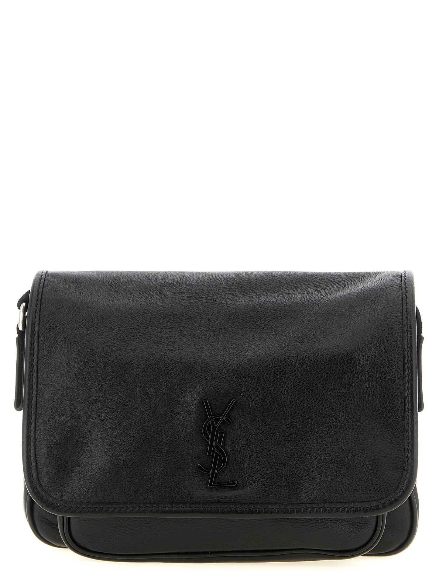Saint Laurent Black Calfskin Crossbody Bag