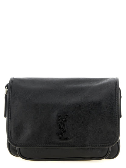 Saint Laurent Black Calfskin Crossbody Bag