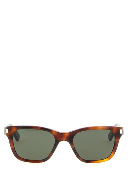 Saint Laurent Brown Acetate Sunglasses