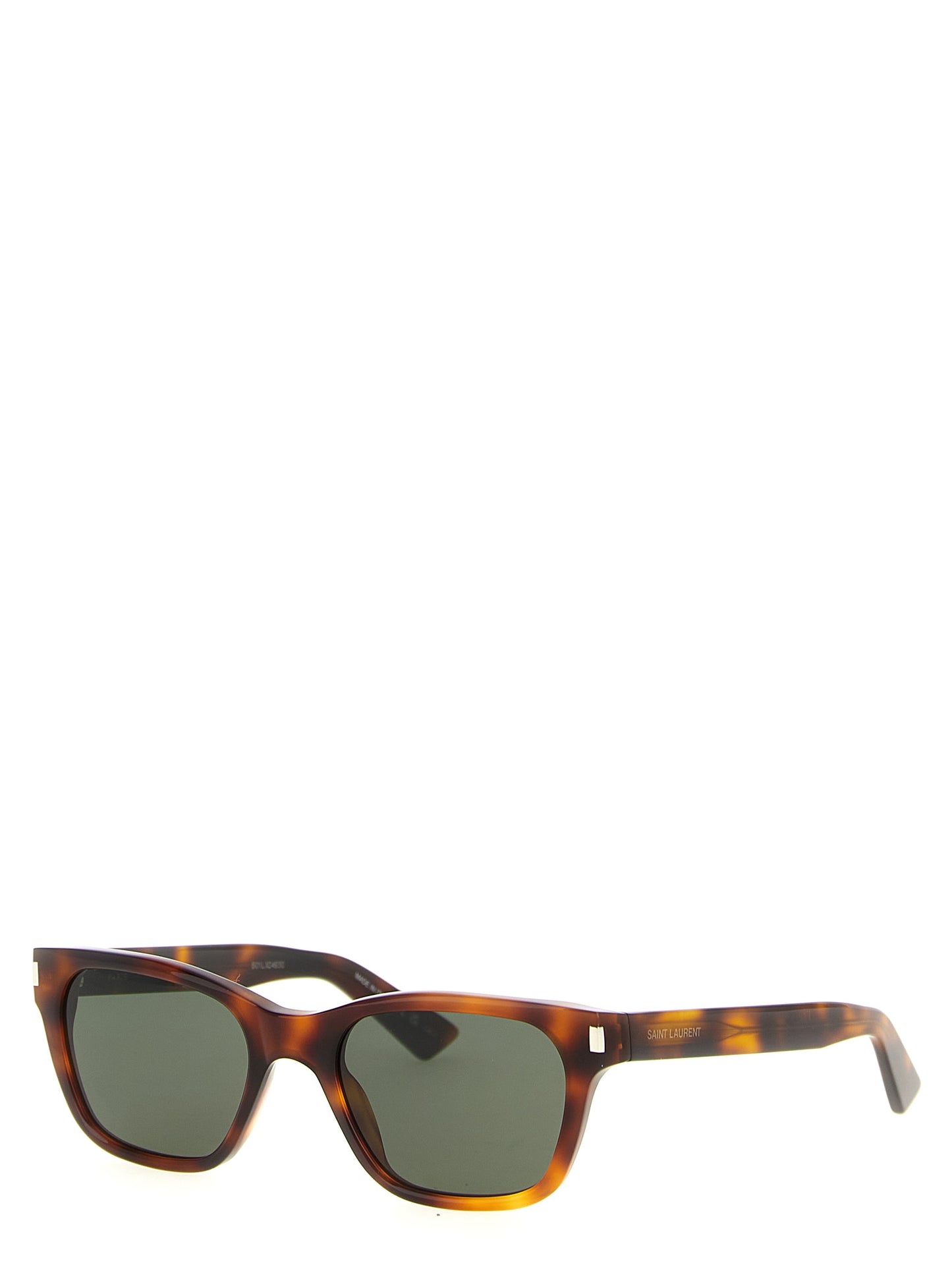 Saint Laurent Brown Acetate Sunglasses