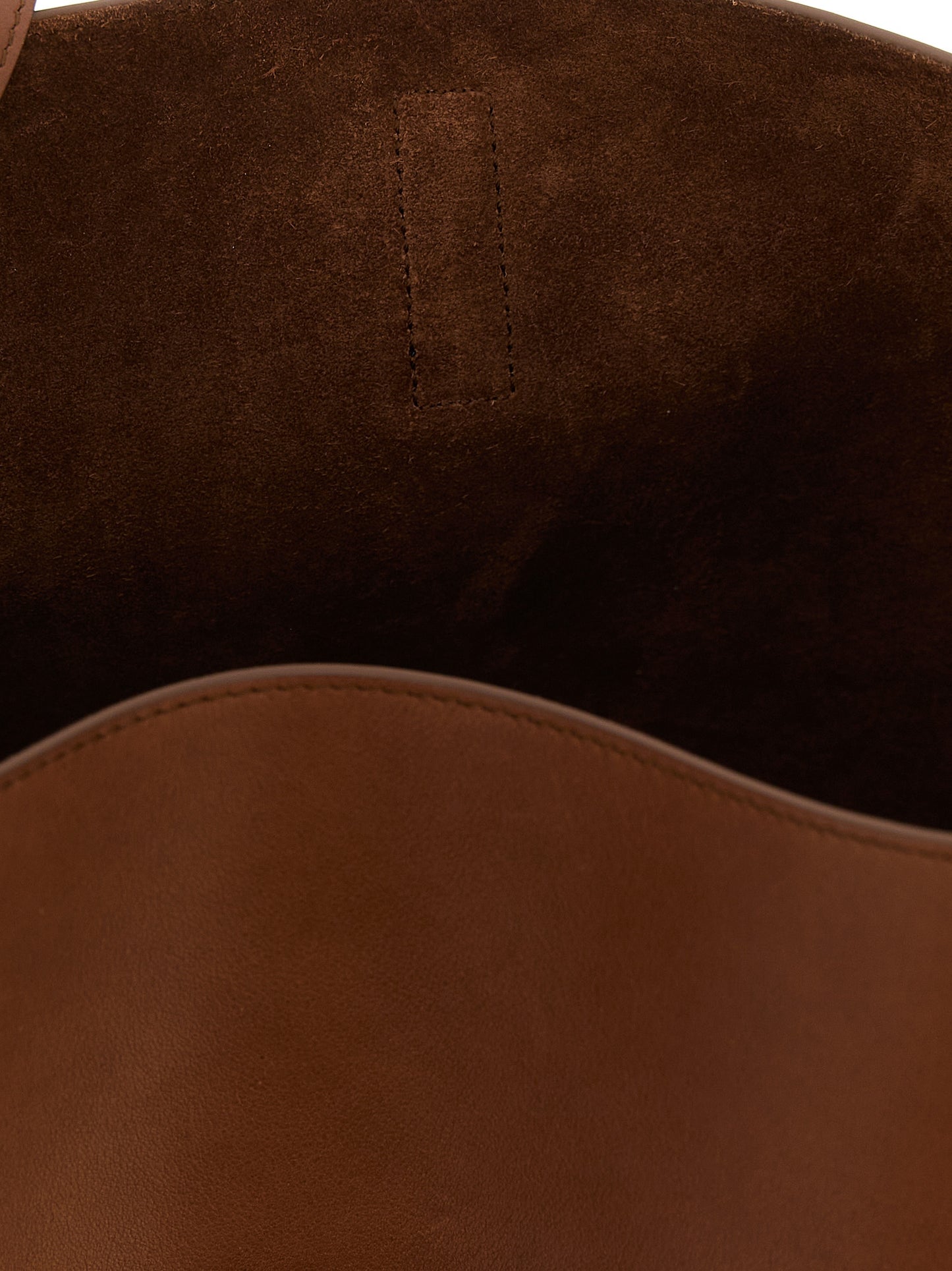 Saint Laurent Brown Calfskin Shoulder Bag
