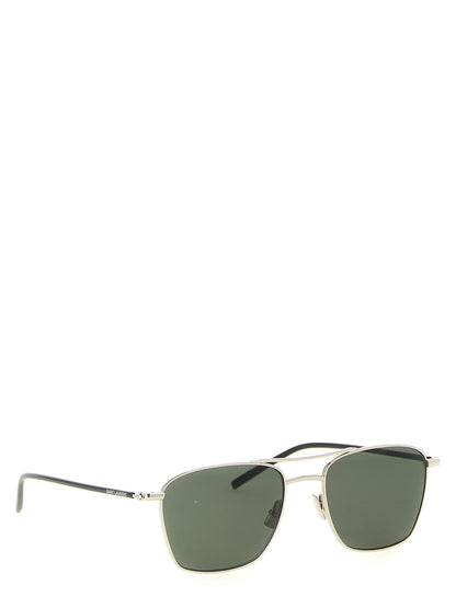 Saint Laurent Silver Acetate Sunglasses