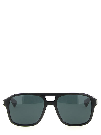 Saint Laurent Black Acetate Sunglasses
