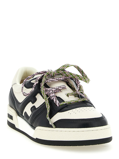 Fendi Bicolor Calfskin Athletic Sneakers