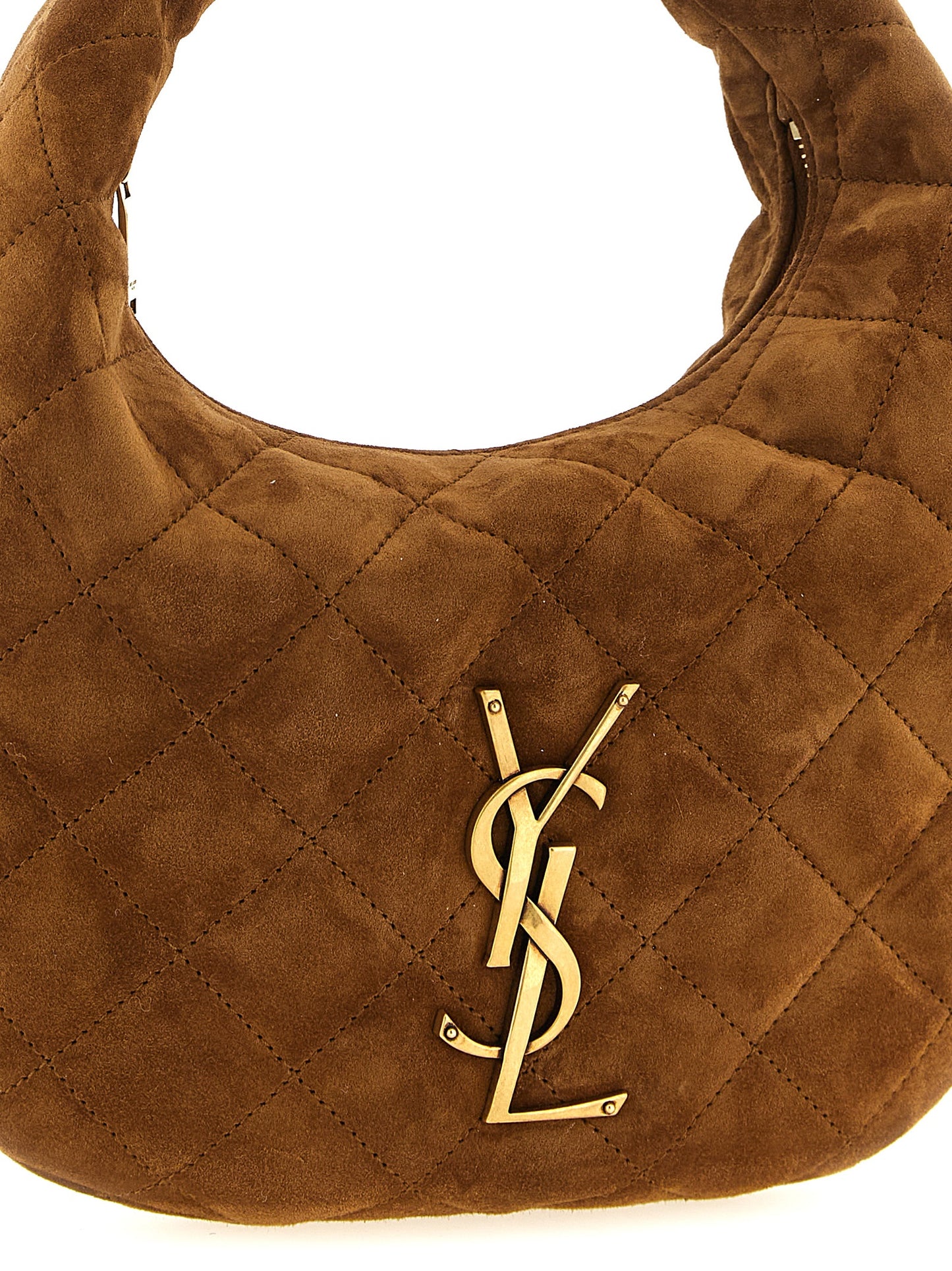 Saint Laurent Brown Calfskin Handbag