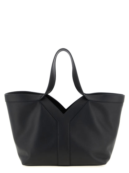 Saint Laurent Black Calfskin Tote Bag