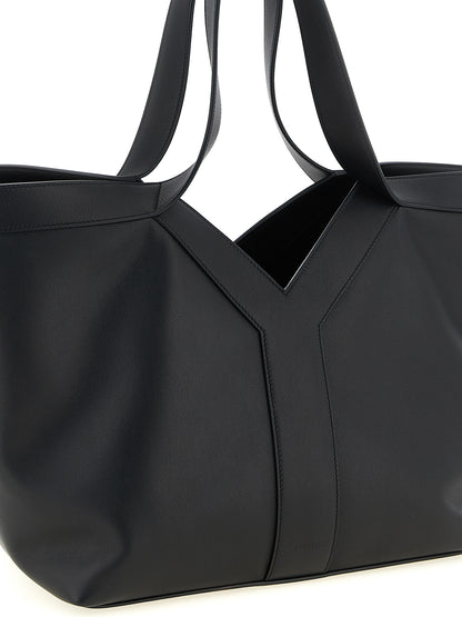 Saint Laurent Black Calfskin Tote Bag