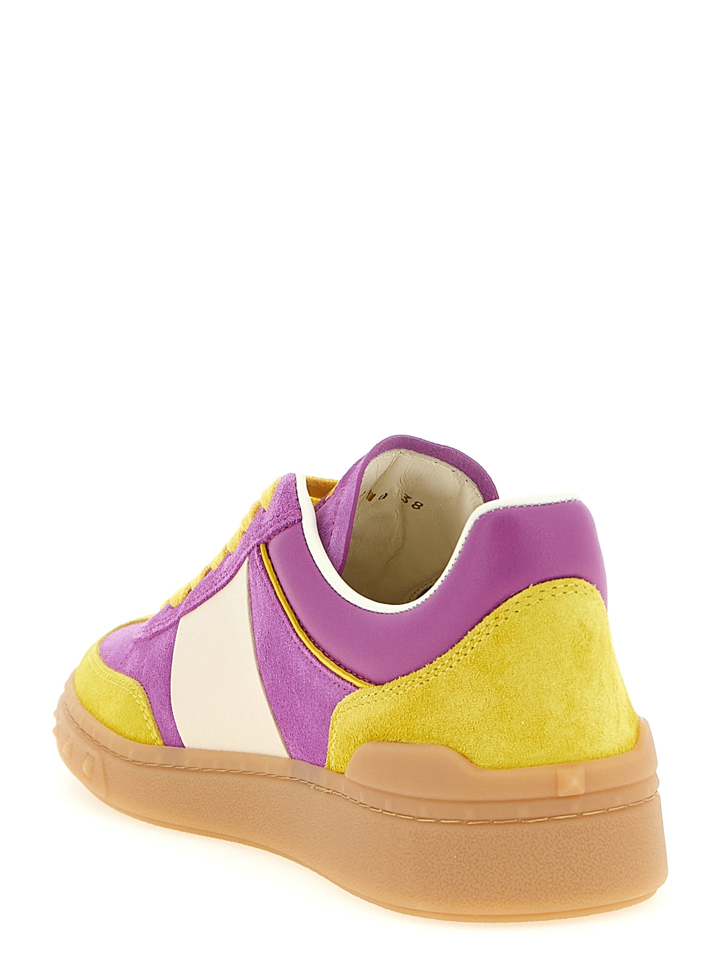Valentino Garavani Multicolor Calfskin Athletic Sneakers