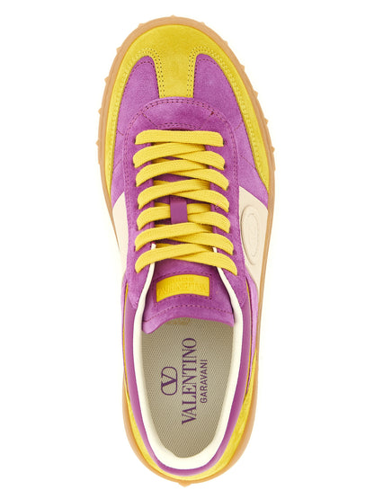 Valentino Garavani Multicolor Calfskin Athletic Sneakers