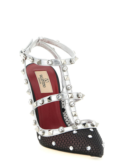 Valentino Garavani Multicolor Polyester High Heel Pumps