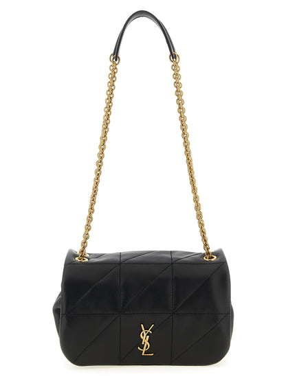 Saint Laurent Black Lamb Leather Shoulder Bag