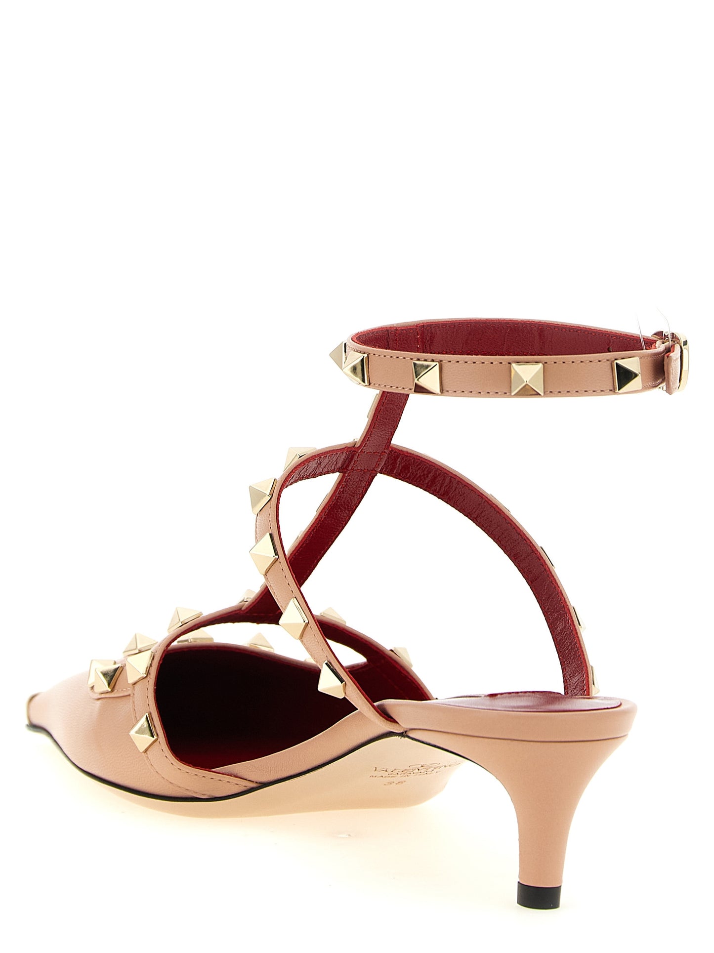 Valentino Garavani Multicolor Calfskin Mid Heel Pumps