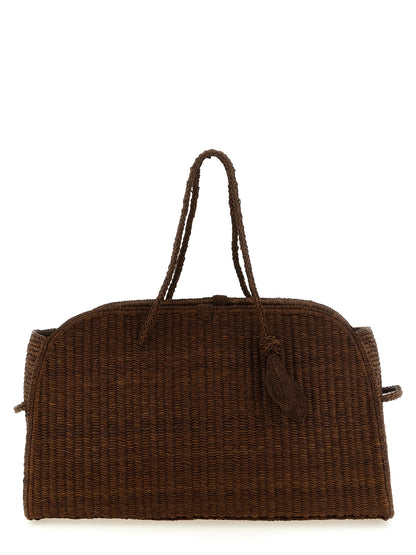 Jacquemus Brown Raffia Tote Bag