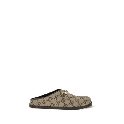 Gucci Beige Rubber Mules