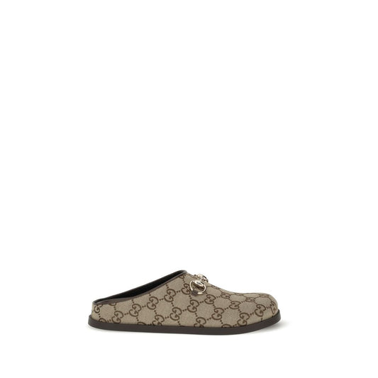 Gucci Beige Rubber Mules
