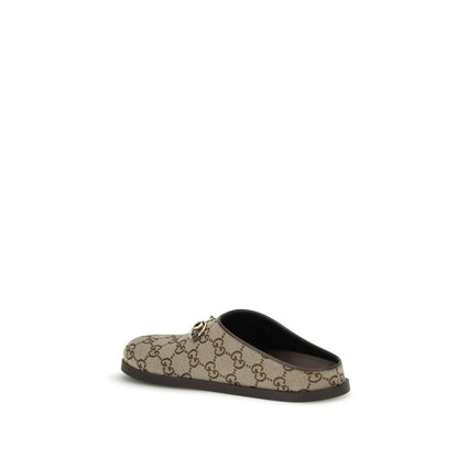 Gucci Beige Rubber Mules