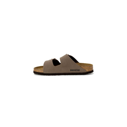 Birkenstock Brown Leather Flat Sandals