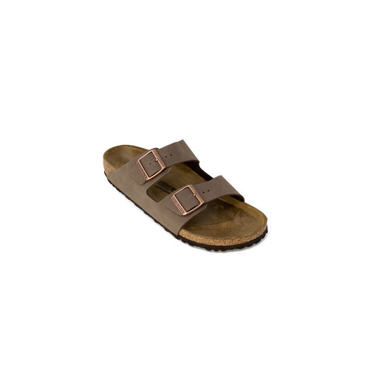 Birkenstock Brown Synthetic Flat Sandals