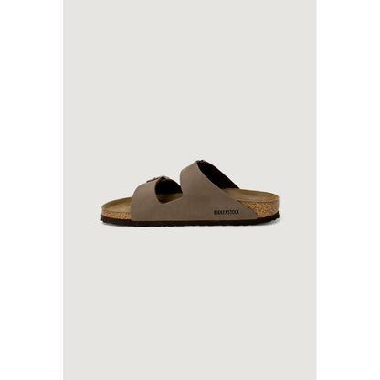Birkenstock Brown Synthetic Flat Sandals