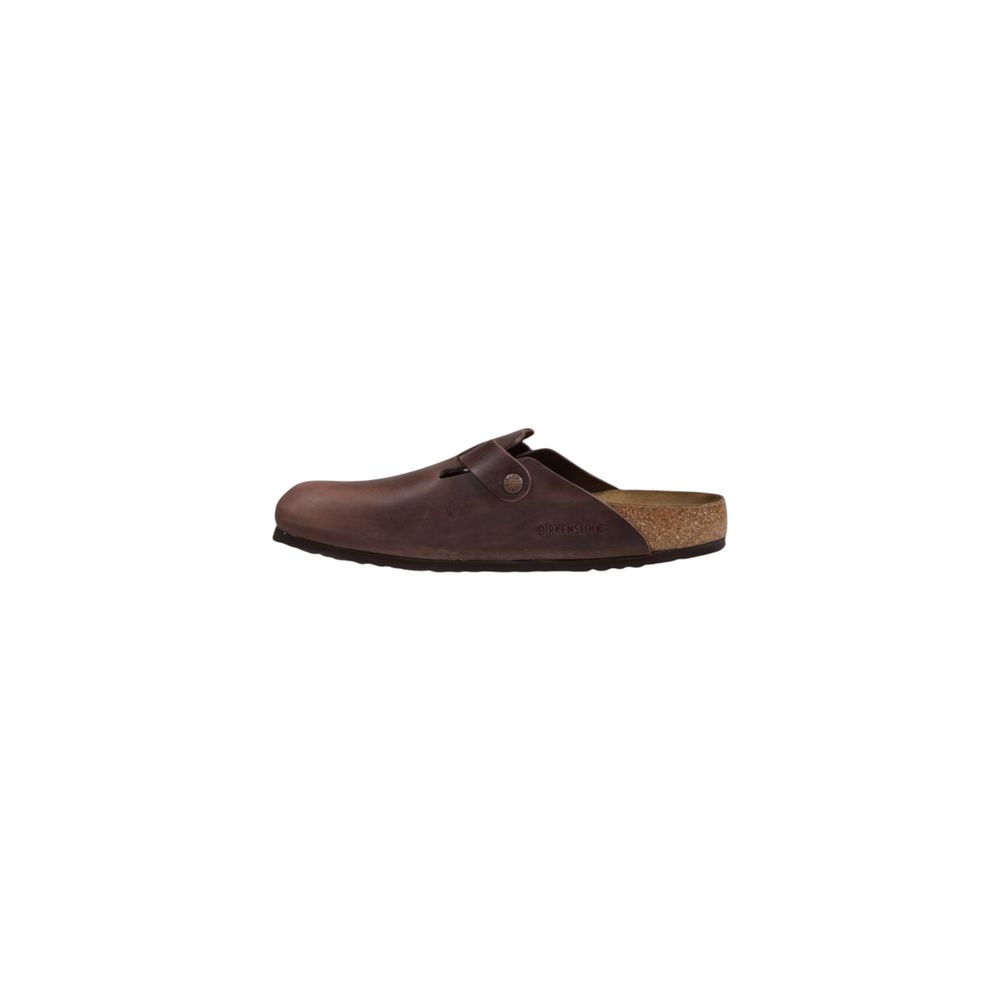 Birkenstock Brown Leather Clogs