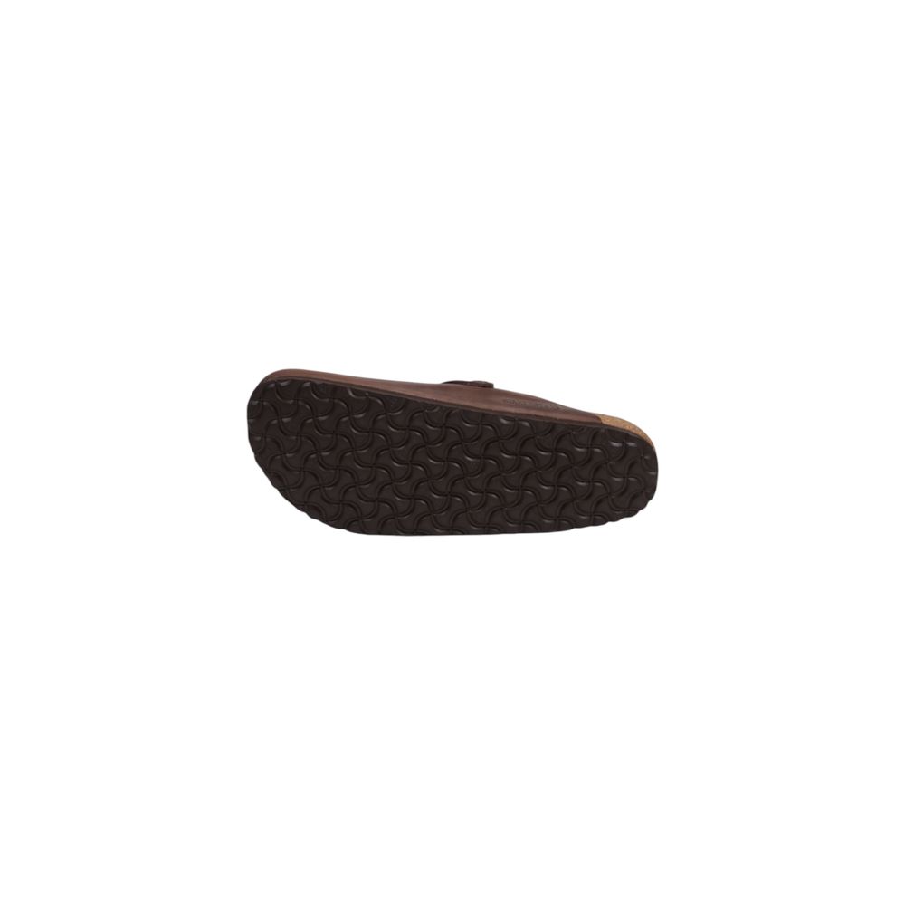 Birkenstock Brown Leather Clogs