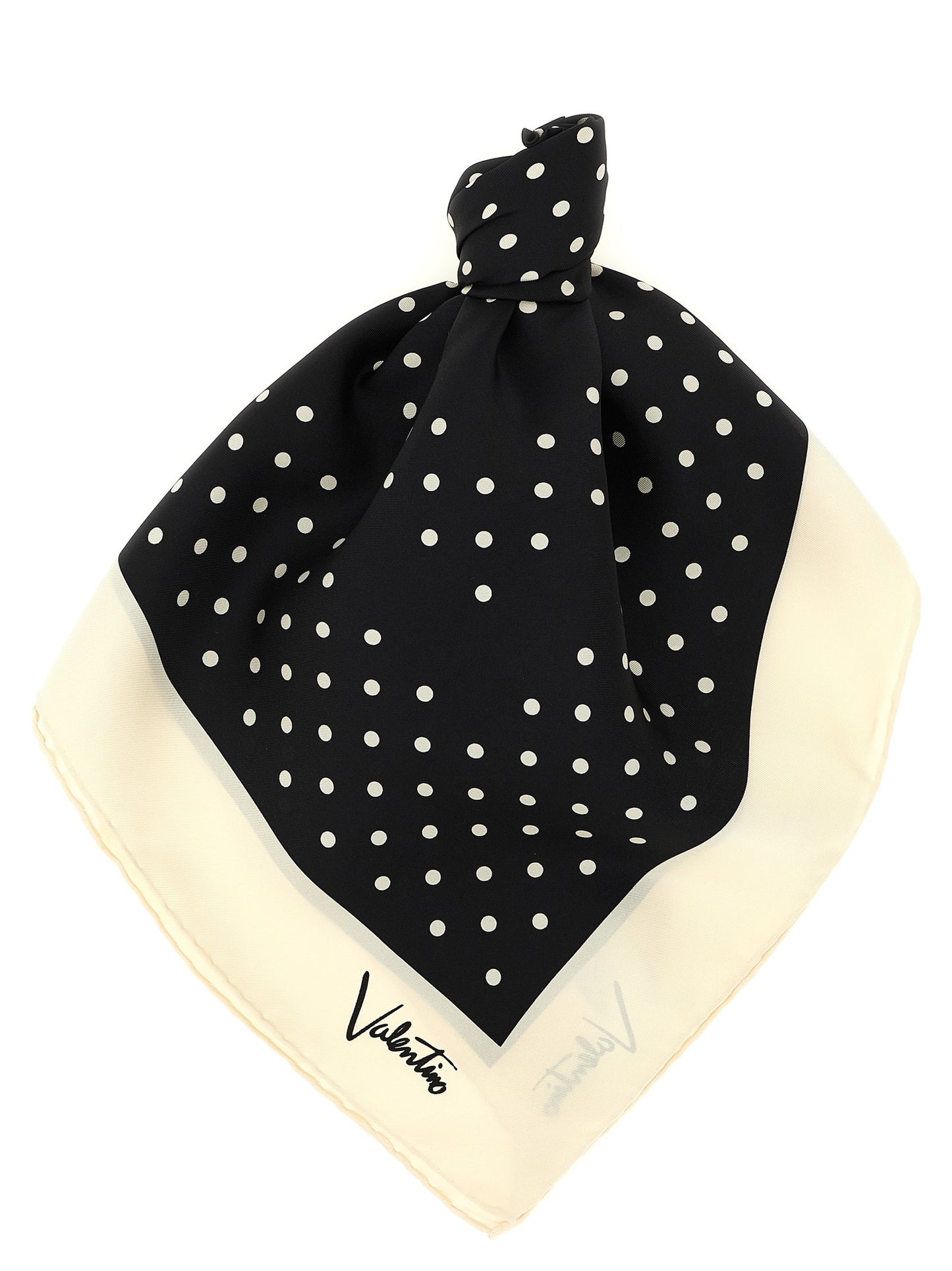 Valentino Garavani Bicolor Silk Foulard
