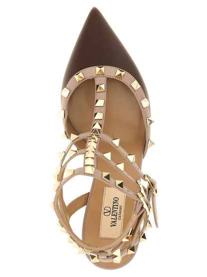 Valentino Garavani Multicolor Lamb Leather Mid Heel Pumps