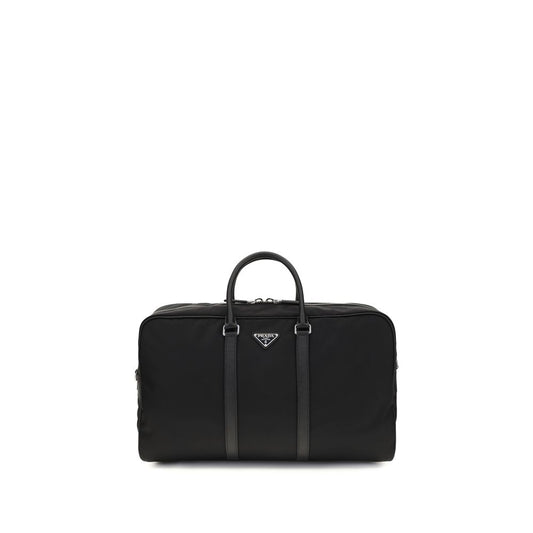Prada Black Recycled Polyamide Luggage And Travel