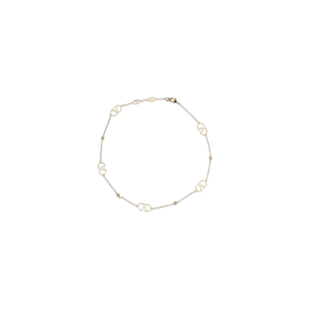 Valentino Garavani Gold Metal Necklace
