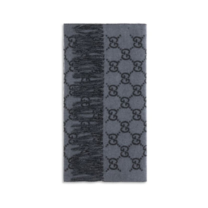Gucci Blue Cashmere Foulard