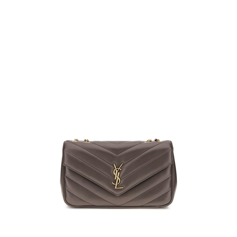 Saint Laurent Gray Lamb Ovis Aries Aries Shoulder Bag