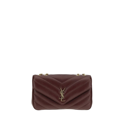 Saint Laurent Bordeaux Lamb Ovis Aries Aries Shoulder Bag