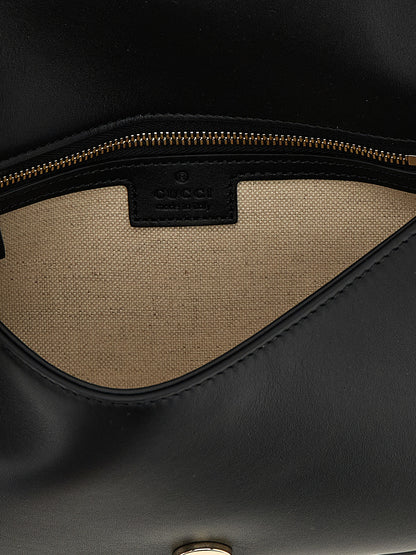 Gucci Black Calfskin Shoulder Bag