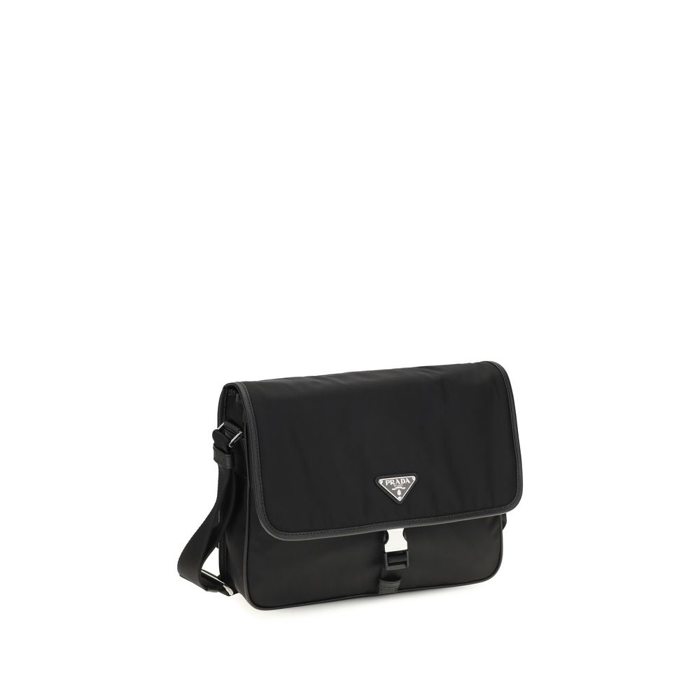 Prada Black Recycled Polyamide Shoulder Bag
