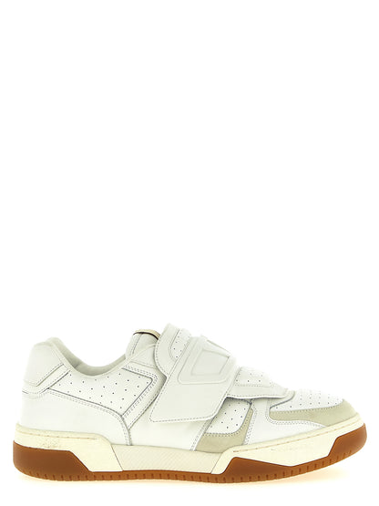 Valentino Garavani White Leather Athletic Sneakers