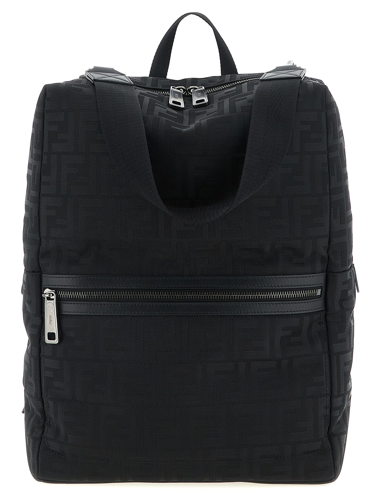 Fendi Black Polyamide Backpack