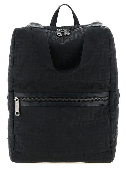 Fendi Black Polyamide Backpack