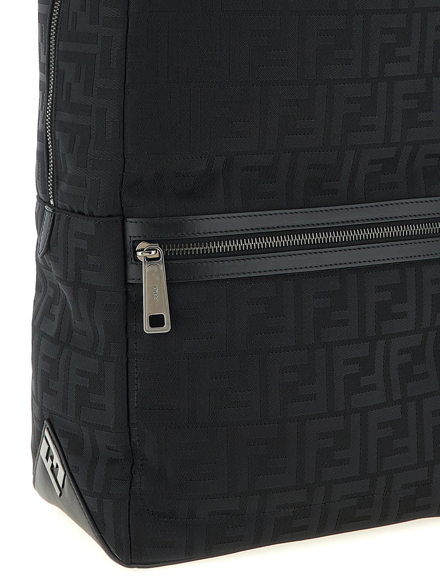 Fendi Black Polyamide Backpack