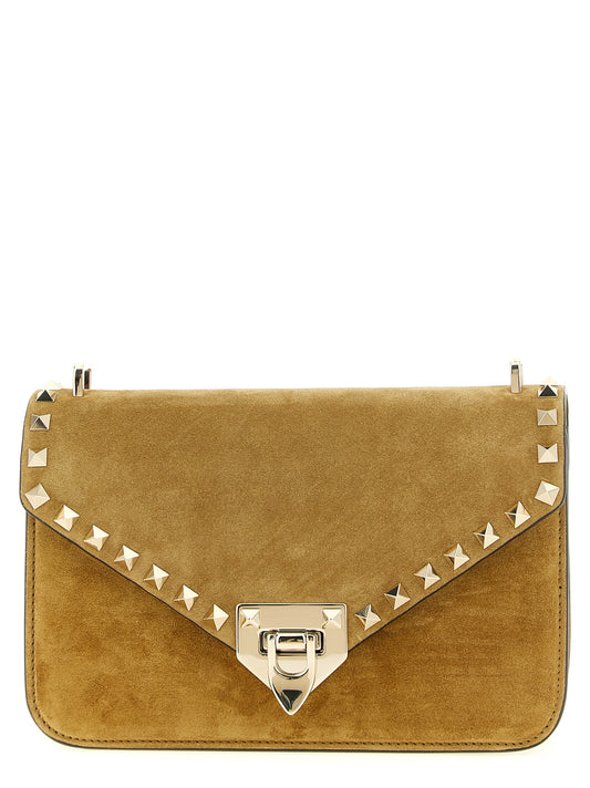 Valentino Garavani Beige Calfskin Crossbody Bag