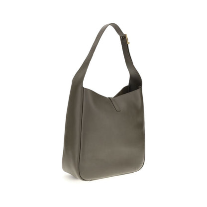 Saint Laurent Bicolor Calf Leather Bos Taurus Shoulder Bag